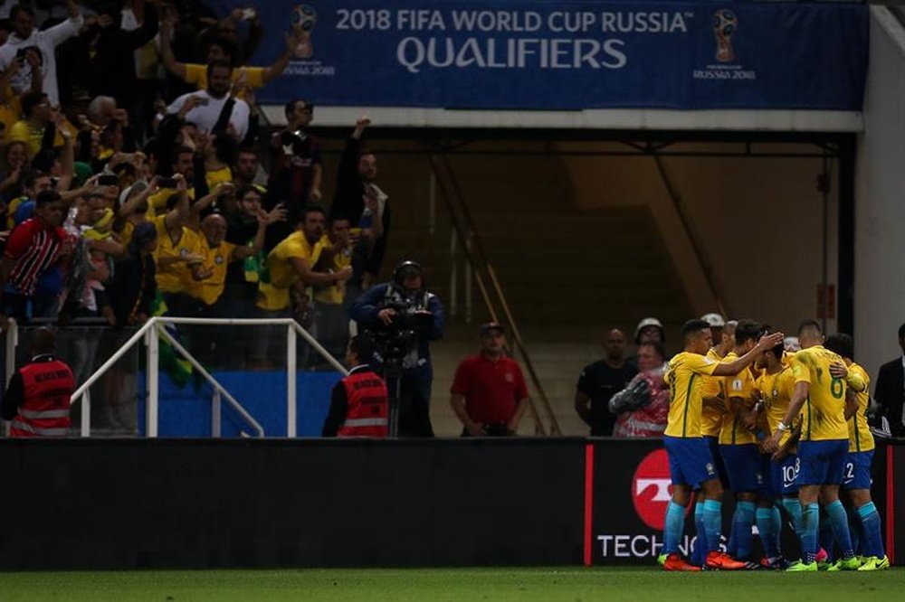 Brasil ya está en el Mundial de Rusia. EFE/Archivo