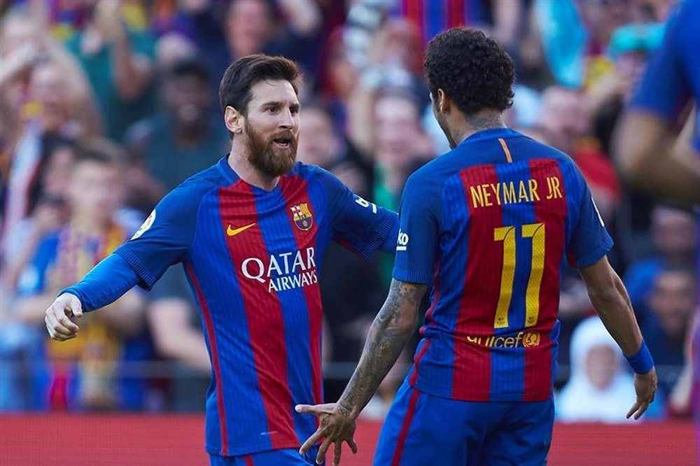 Henry habla de Messi y Neymar. EFE