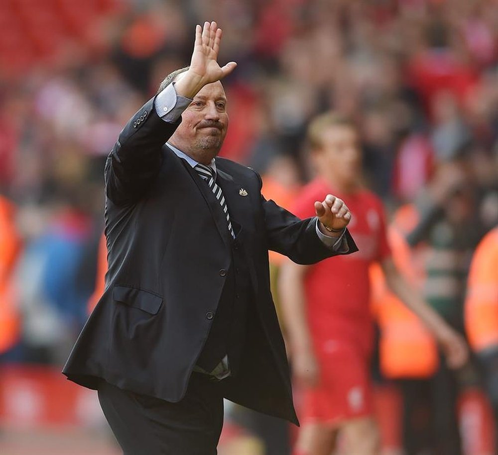 Rafa Benitez is growing frustrated with Newcastle's lack of transfers. EFE/Archivo