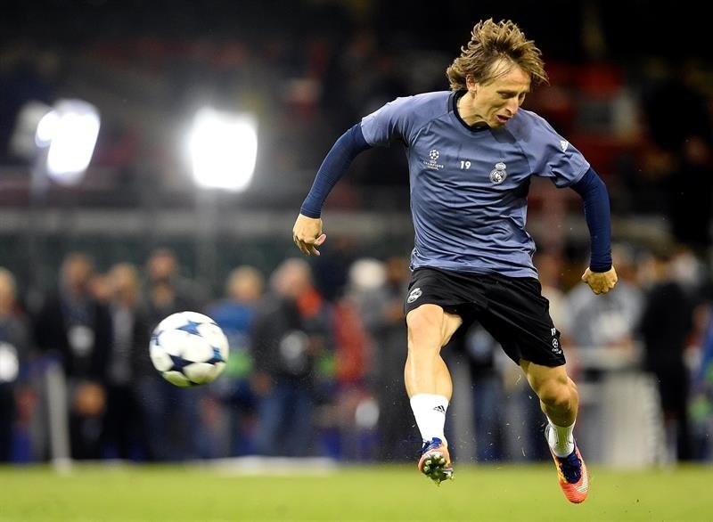 El jugador del Real Madrid Luka Modric. EFE/Archivo