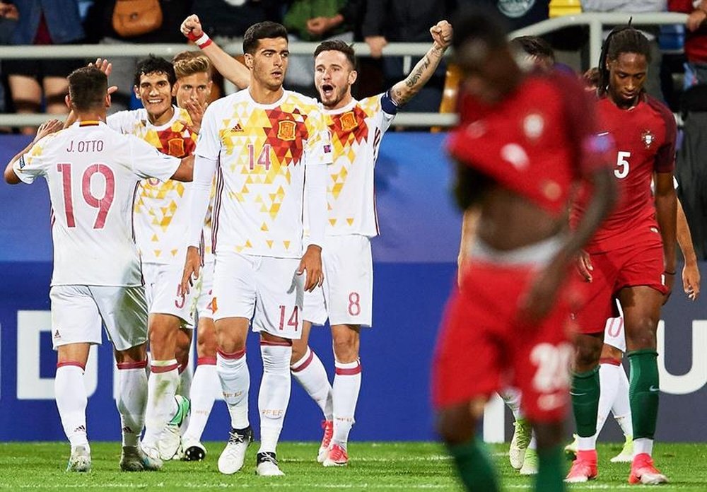 España jugará ante Serbia con once jugadores diferentes. EFE