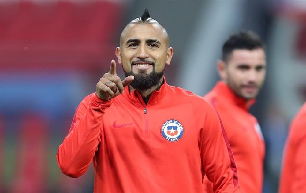 Arturo Vidal wants to keep on winning with Chile. EFE