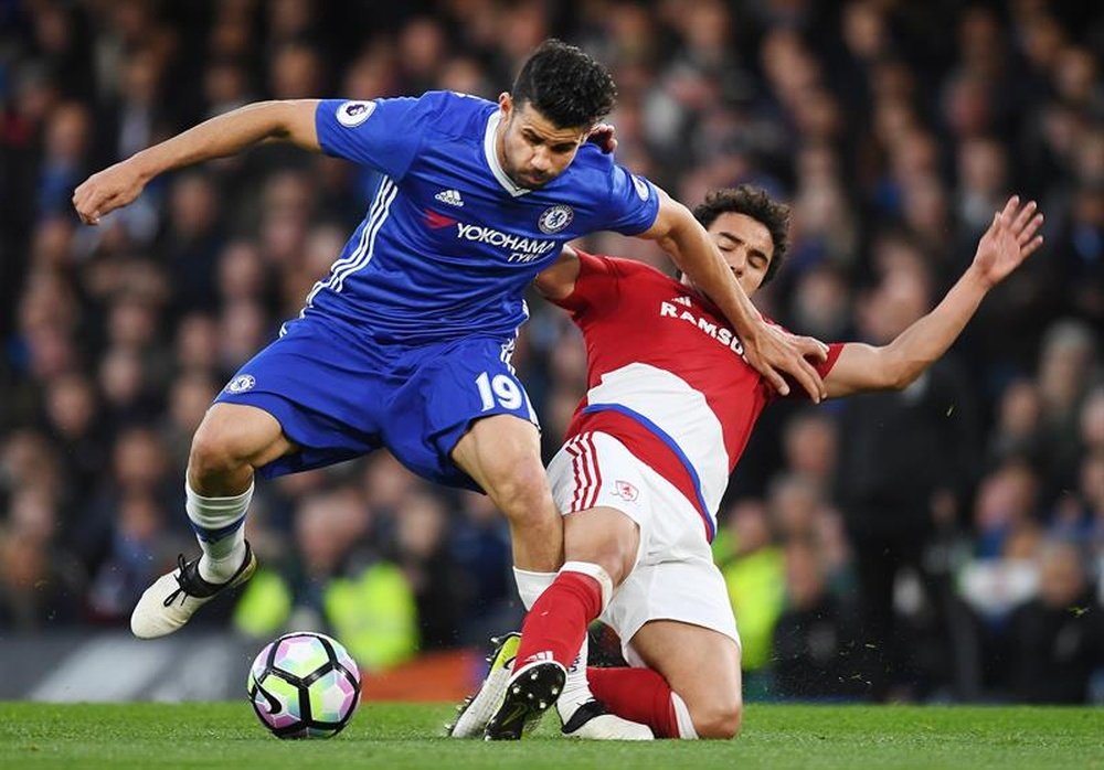 Diego Costa is wanted by former employers Atletico Madrid. EFE/Archivo