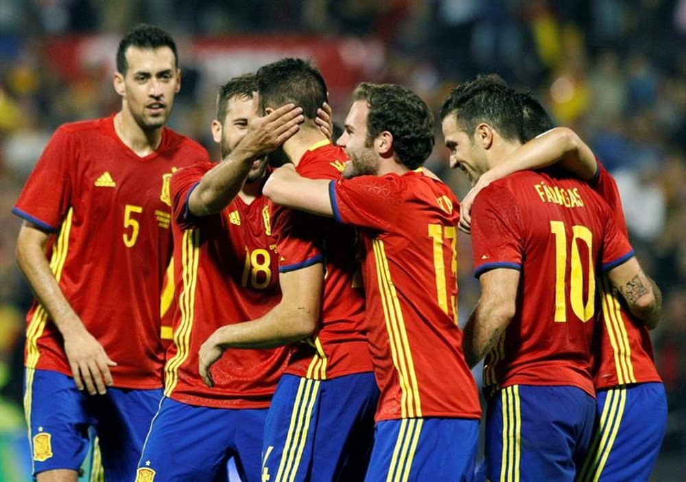 La Selección Española se medirá en octubre a Albania en el Rico Pérez. EFE/Archivo