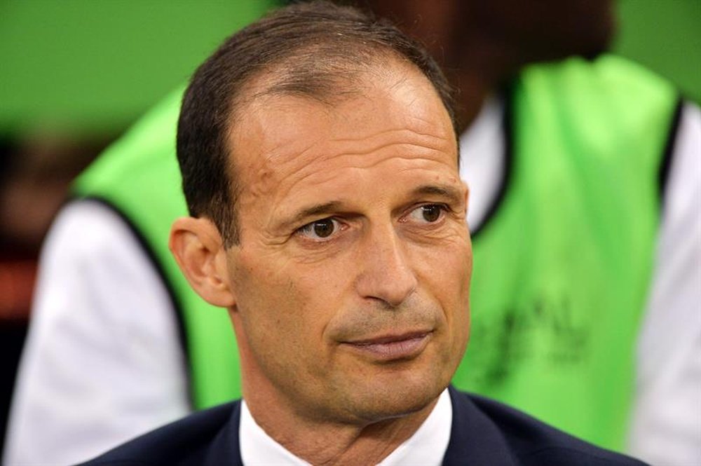 Allegri's comments have caused a stir. EFE/Archivo