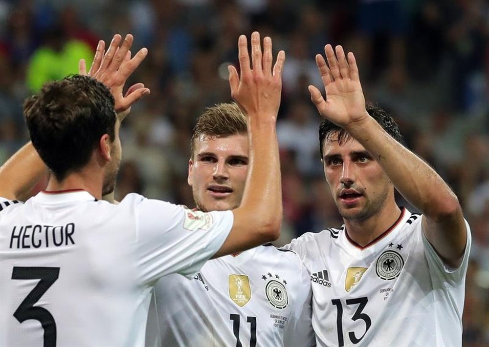 Germany were unwasteful in their efforts as they overcame Mexico. EFE