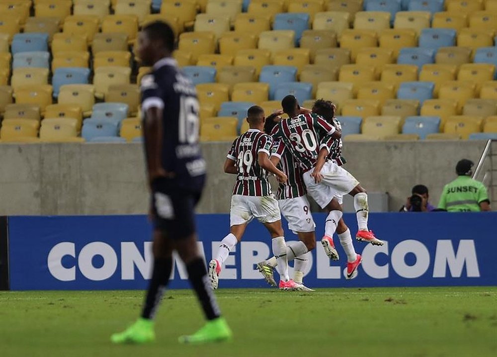 Fluminense goleó a Universidad Católica en Río de Janeiro. EFE