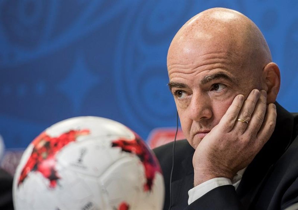 Gianni Infantino was elected FIFA President in 2016. EFE