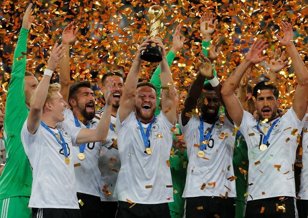 Alemania es la favorita para el próximo Mundial. AFP