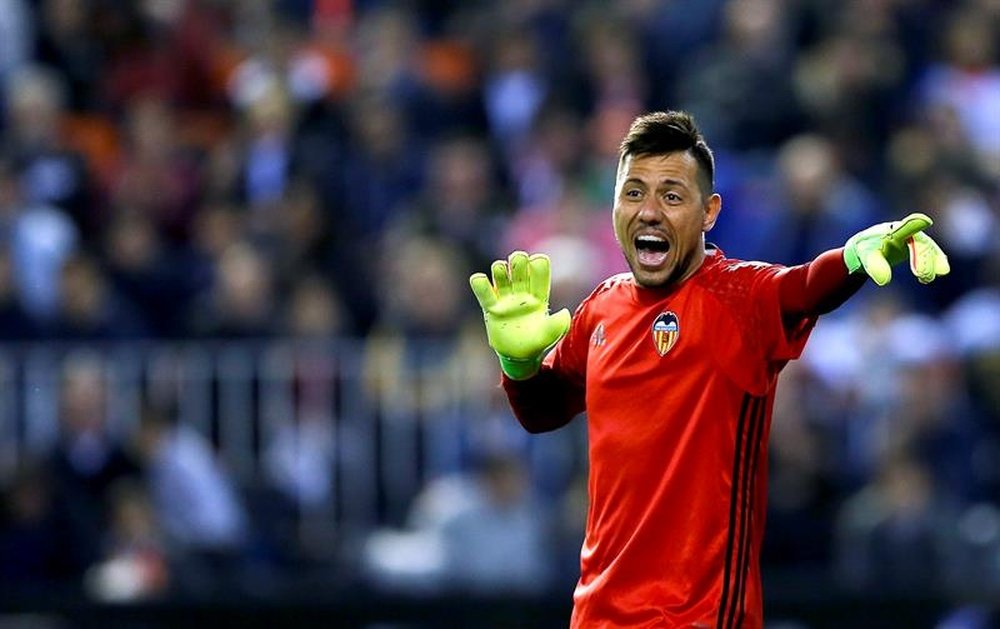 Diego Alves dijo que había firmado con el Valencia. EFE/Archivo