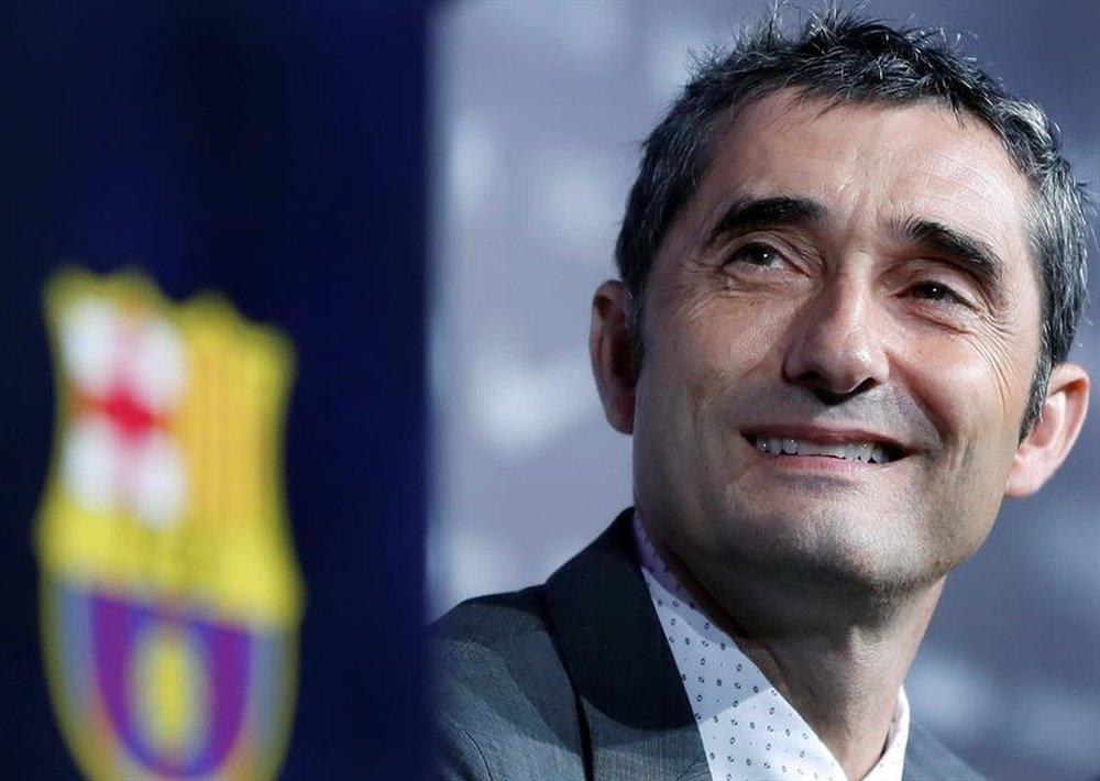 Valverde fala sobre os possíveis reforços do Barça. EFE