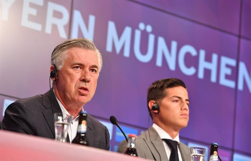 Ancelotti is still pushing for the Colombian's signing. EFE