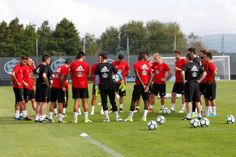 El Celta acumula ya varios días de pretemporada. EFE