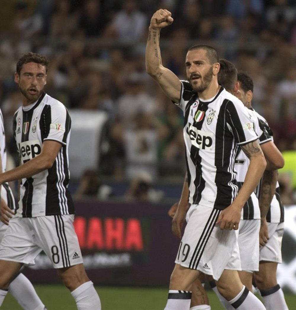Bonucci joined Serie A rivals AC Milan for a reported fee of £35 million. EFE/Archivo