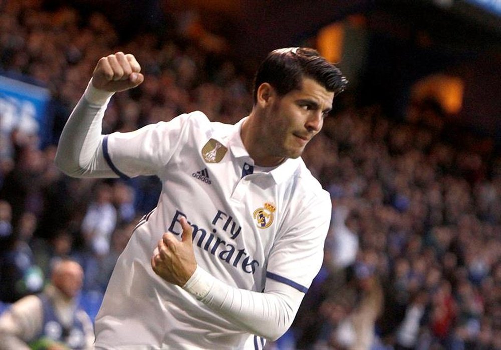 Alvaro Morata scored 20 goals for Real Madrid last season. EFE