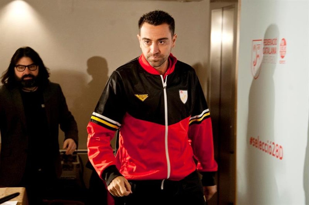 Xavi is already thinking about the future. EFE