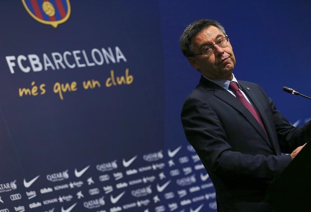 El presidente del Barcelona hizo referencia al Fair Play financiero. EFE/Archivo