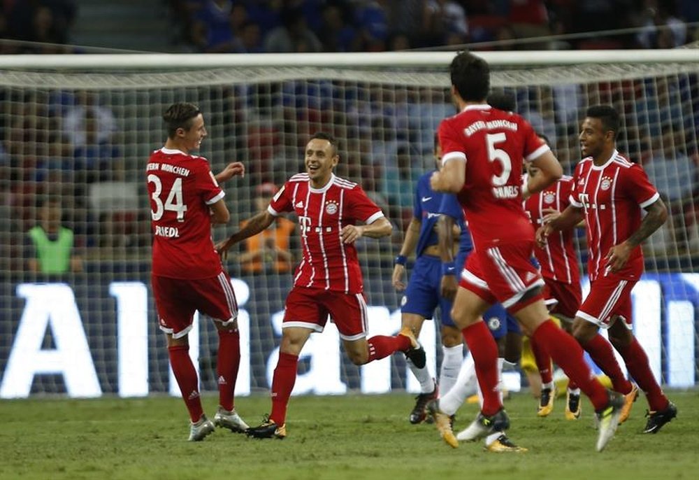 El Bayern se impuso sin demasiada dificultad al Chelsea. EFE
