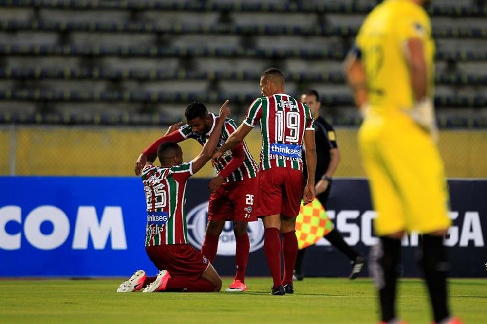 Fluminense no pudo pasar del empate ante su afición.