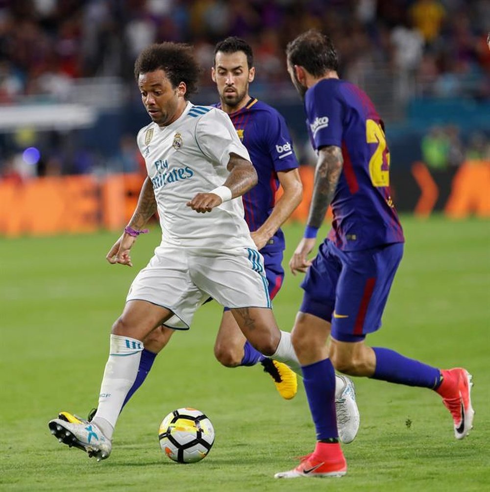 Barca and Madrid eye early Liga blows. EFE/Juanjo Martín