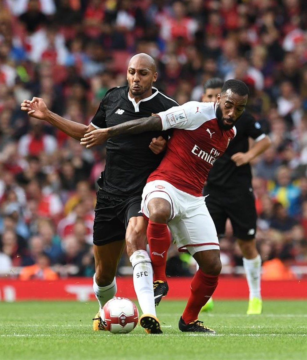 Steven N'Zonzi podría marcharse al Arsenal en enero. EFE/Archivo