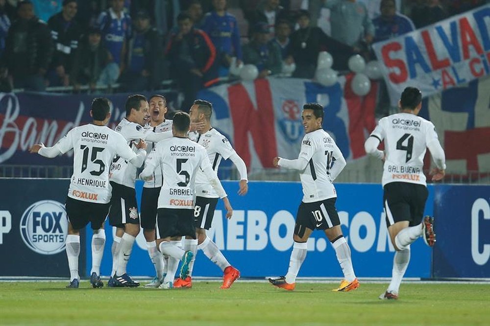 Corinthians empató a uno ante Flamengo. EFE/Archivo