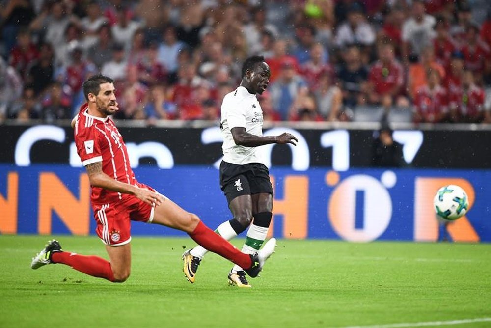 El Liverpool venció por 0-3 al Bayern. EFE