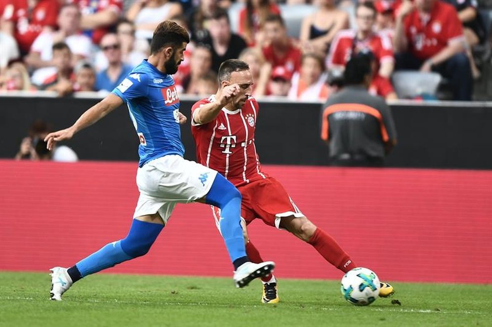 Ribéry a démontrer qu'il était une belle personne. EFE