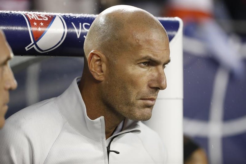 Zidane se mostró muy satisfecho del partido de los suyos. EFE