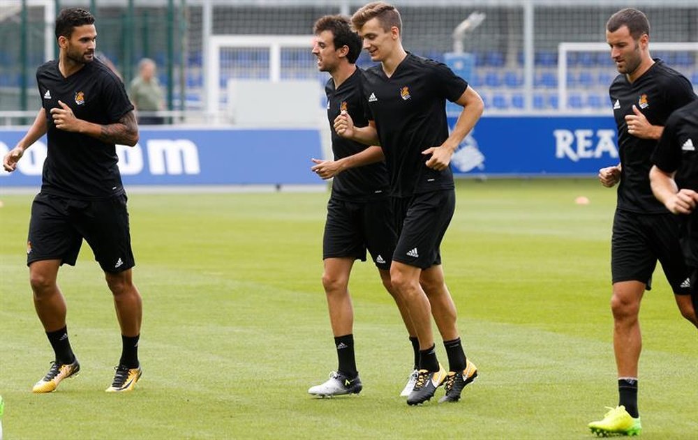 Últimos choques de pretemporada de la Real Sociedad. EFE