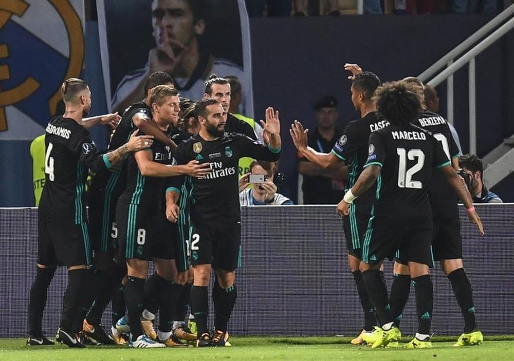 Isco scored Real Madrid's second and was voted man of the match. AFP