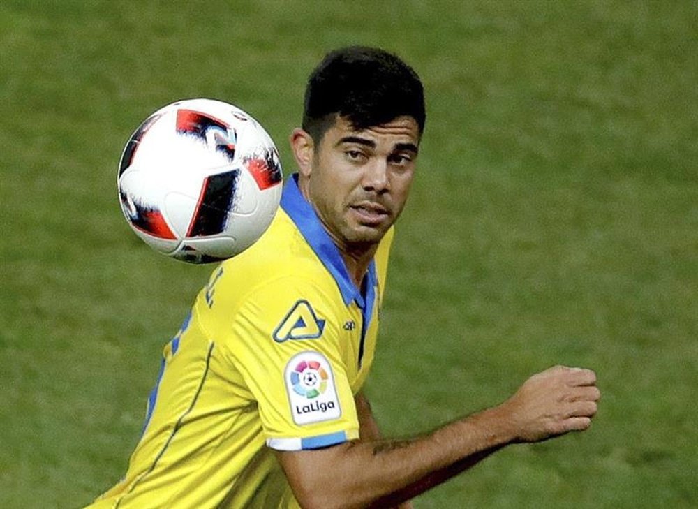 Aythami Artiles desmiente que se negara a entrenarse con Las Palmas el sábado. EFE