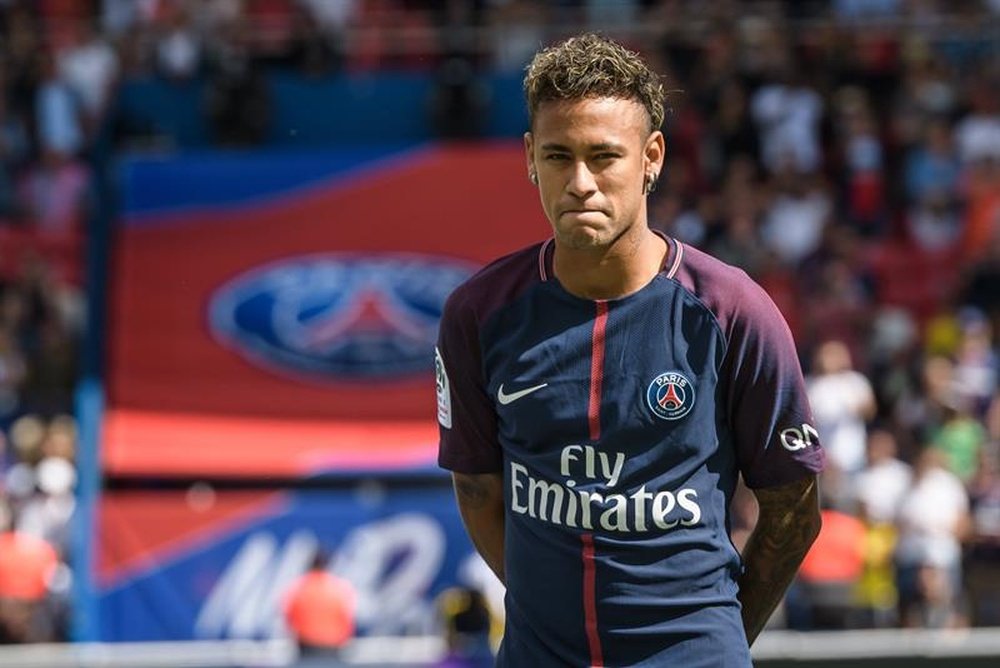 Neymar will make his debut for PSG on Sunday against Guingamp. AFP