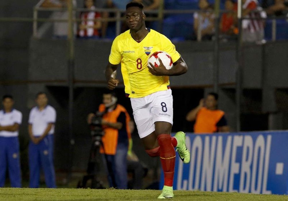 Caicedo anunciou a sua retirada da Seleção do Ecuador. EFE