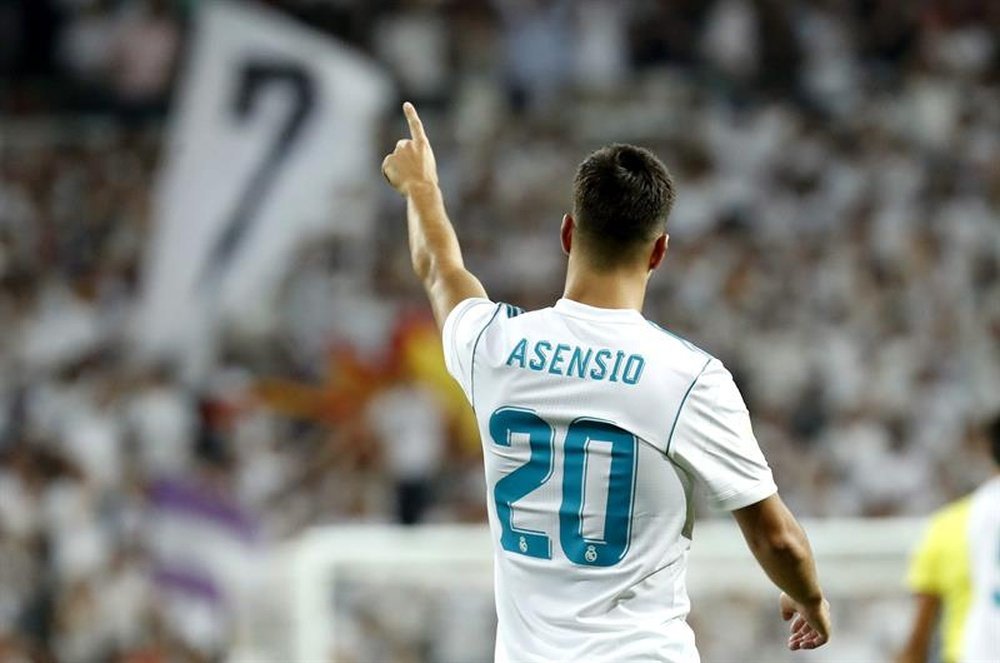 Marco Asensio anotó dos golazos en la Supercopa de España. EFE