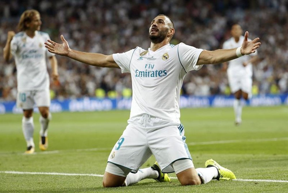 Reports in Spain suggested Arsenal want to move for Benzema in January. EFE