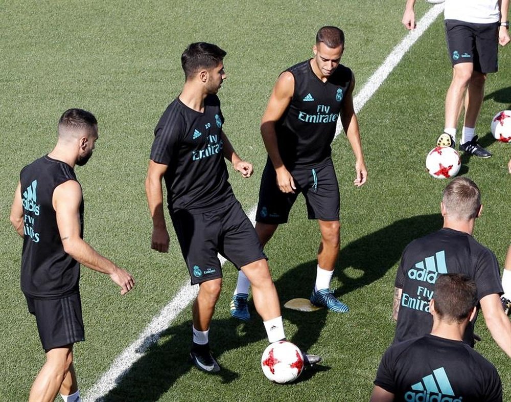 El Real Madrid continúa con la preparación del debut liguero. EFE
