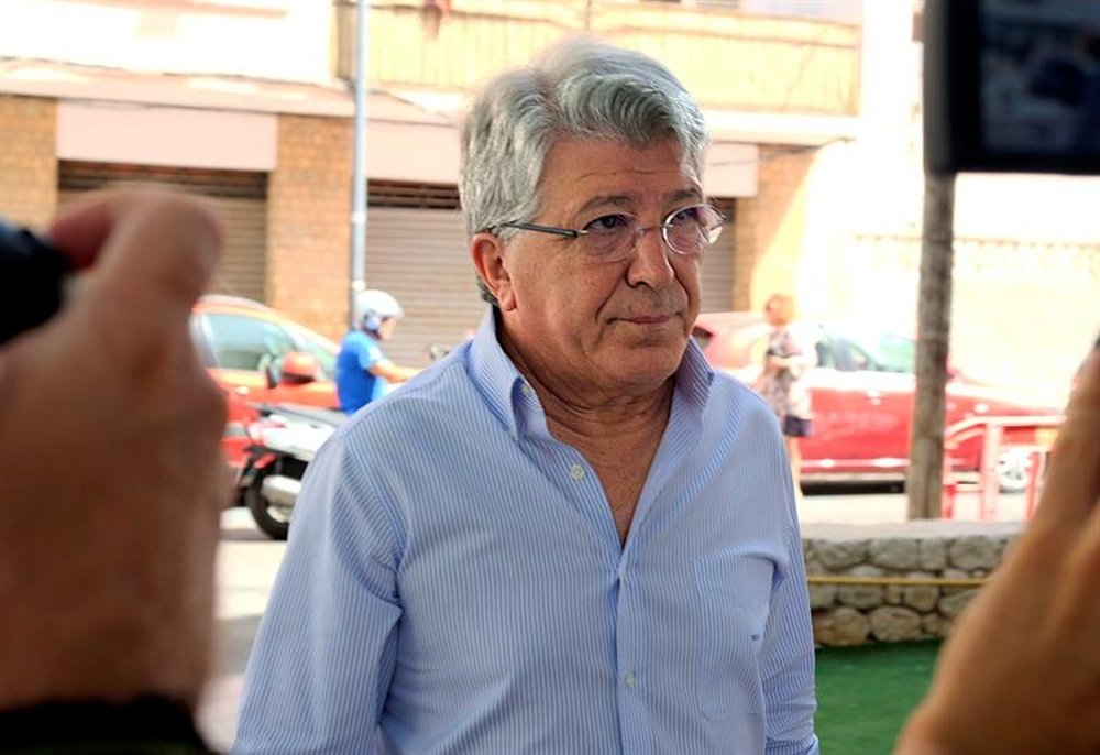Enrique Cerezo ha dado esperanzas a la parroquia rojiblanca. EFE/Archivo