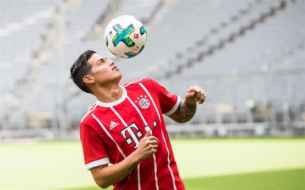 James Rodriguez made the loan move to Bayern Munich earlier this summer. EFE/Archivo