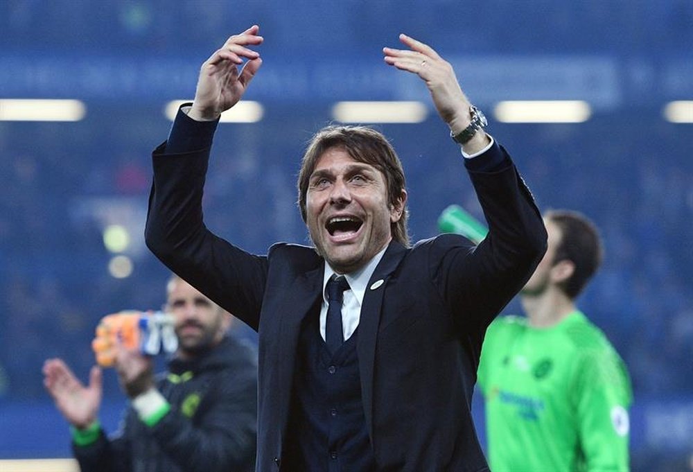 Conte hopes for a long-term stay at Chelsea. EFE/Archivo