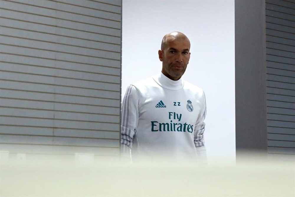 Zidane recordó su paso por el Madrid como futbolista. EFE