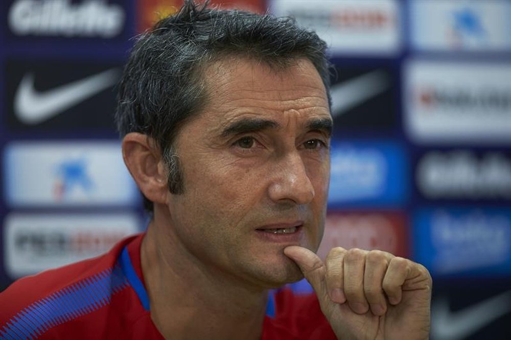 Valverde busca la fórmula perfecta para el Barça. EFE
