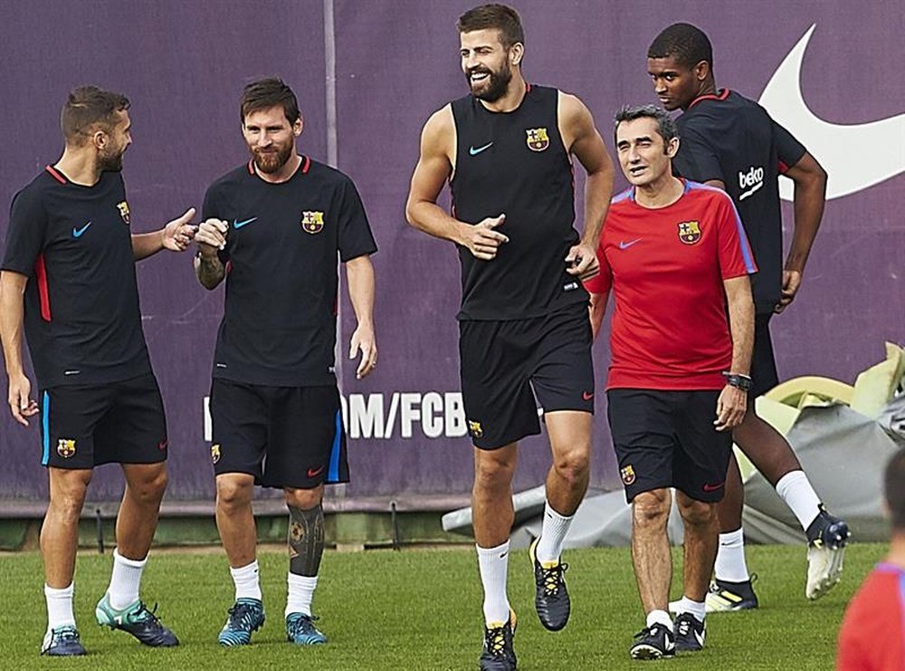 Ernesto Valverde no parece haber caído de pie en el Barça. EFE/Archivo
