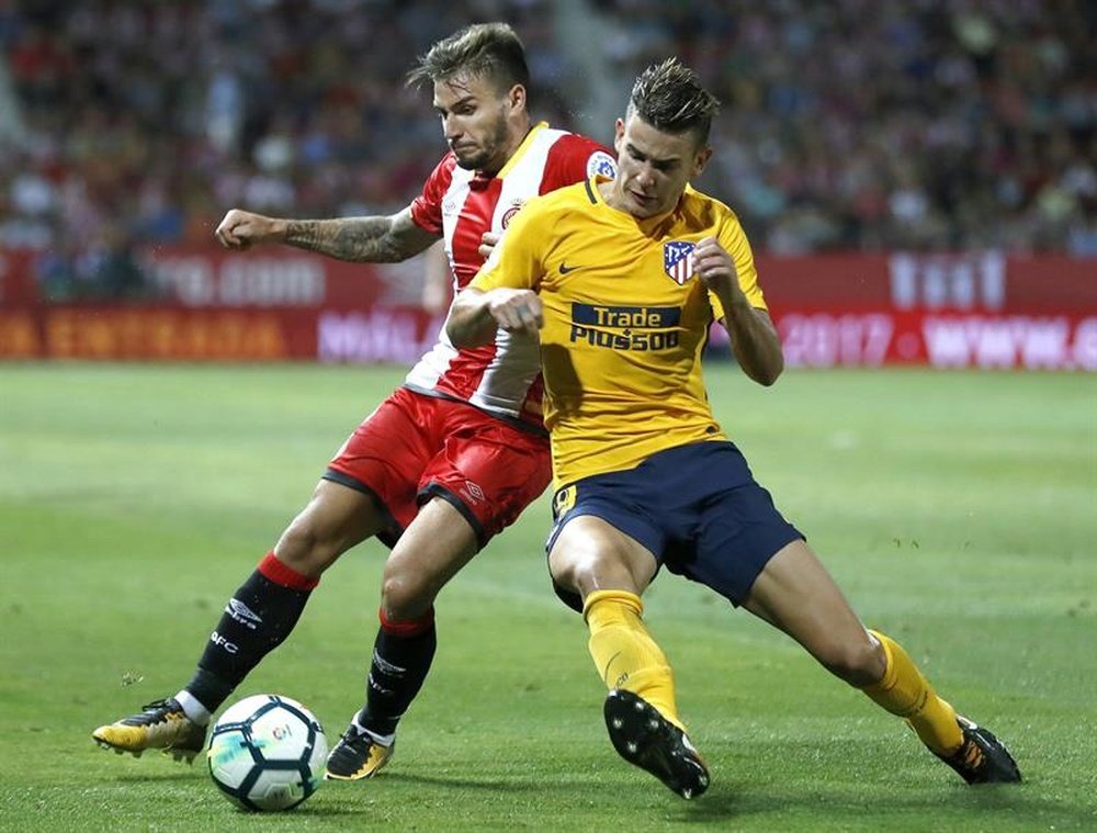 El Atlético no pudo pasar del empate ante el Girona. EFE