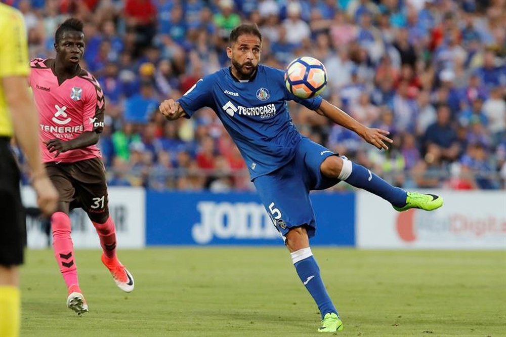 Sergio Mora regresó a Primera con el Getafe. EFE