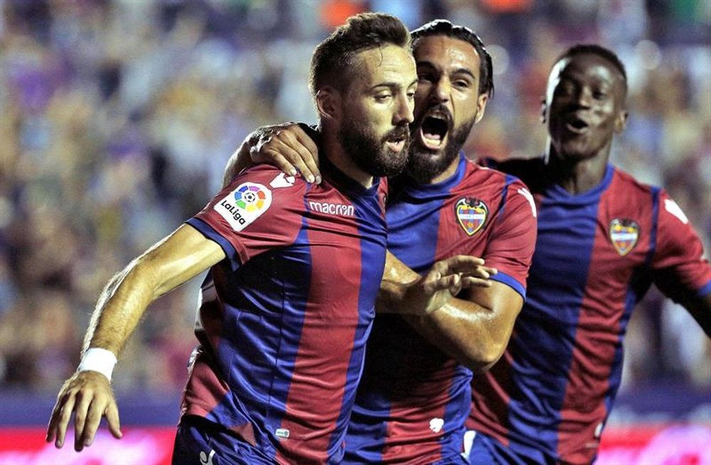 Morales se queda con el gol que le hizo al Girona en 2019. EFE