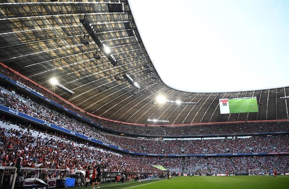 There will be no away supporters at the Allianz Arena. EFE/Archivo