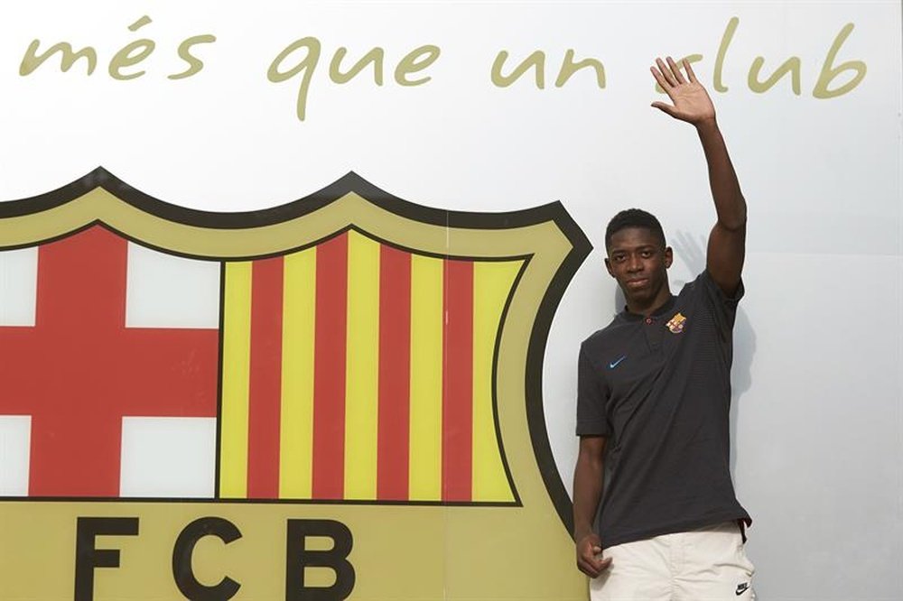 Dembele has completed his Barcelona medical. EFE