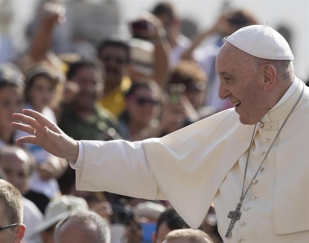 El Papa Francisco mandó su apoyo a los brasileños. EFE