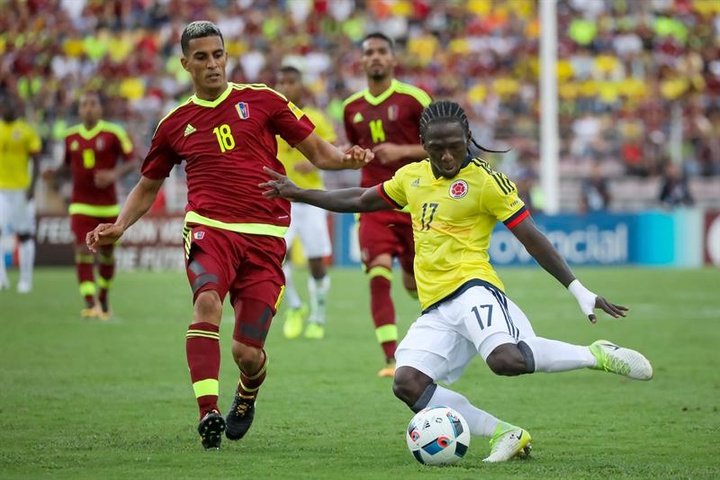 Venezuela e Colômbia empatam sem gols